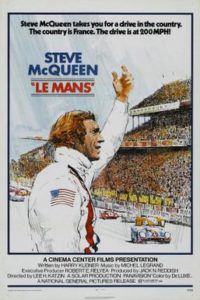 Cartaz do filme "Le Mans" de 1971: McQueen insistiu na veracidade (Divulgação Wikipedia)