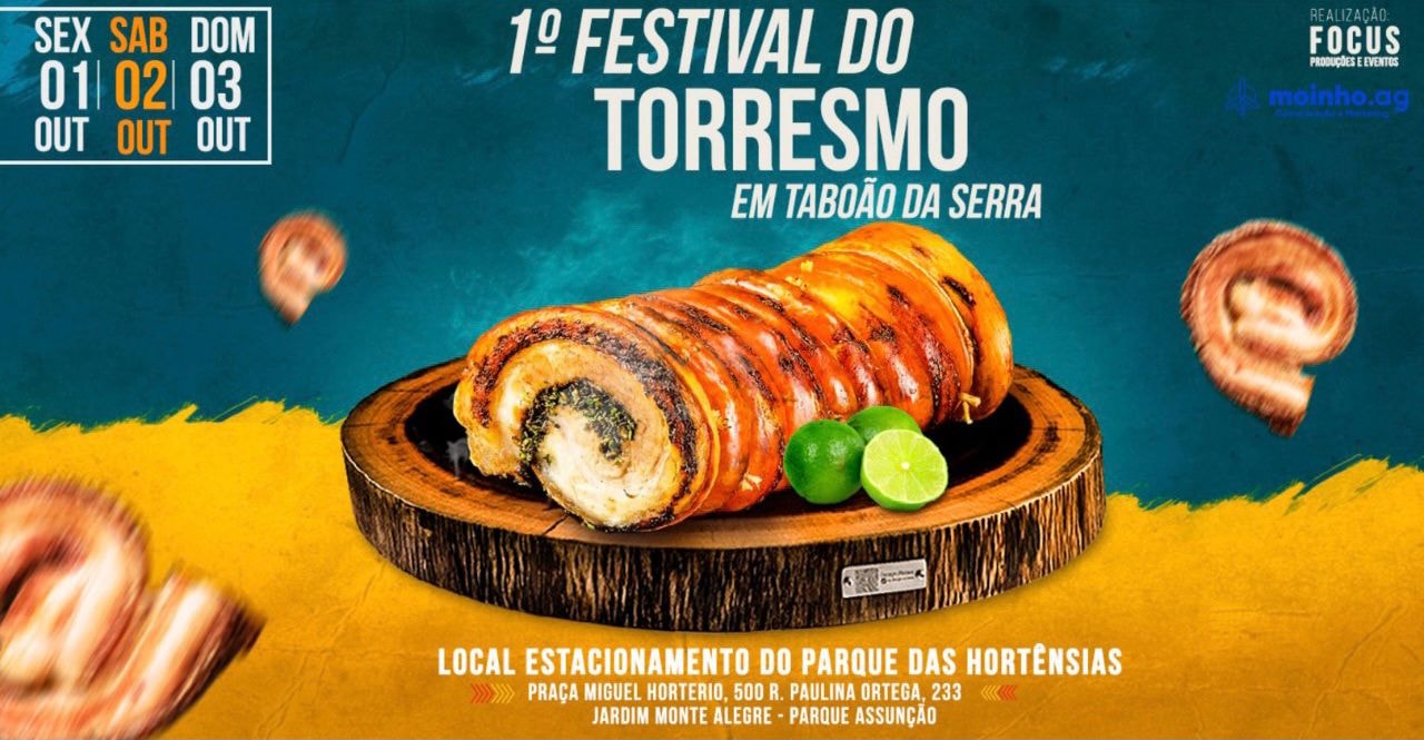 Taboão da Serra recebe a primeira edição do Festival do Torresmo Divulgação - Assessoria de Imprensa