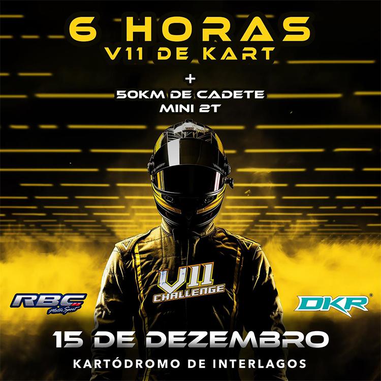 Pela primeira vez em Interlagos, 6 Horas V11 Challenge de Kart tem seus principais detalhes definidos