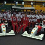 Ayrton Senna e Mika Hakkinen no GP da Austrália. Site Motorsports Images. Fotógrafo: Ercole Colombo