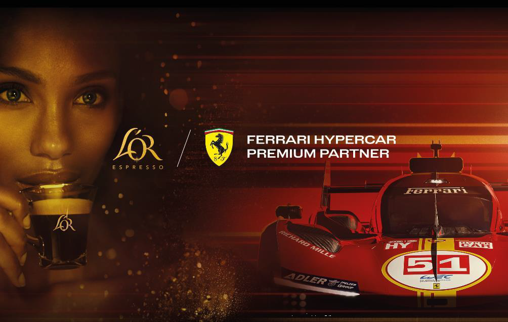 L’OR Espresso firma parceria global com a Ferrari