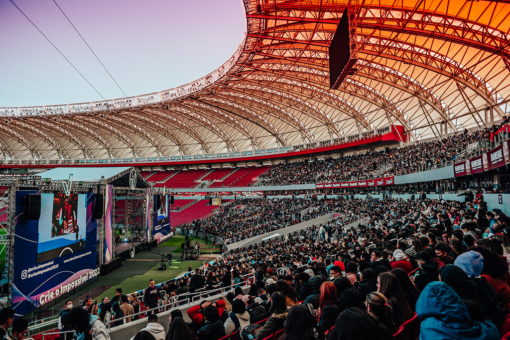 Crie o Impossível 2022, no Estádio Beira-Rio, em Porto Alegre (RS). Crédito: BS Fotografias