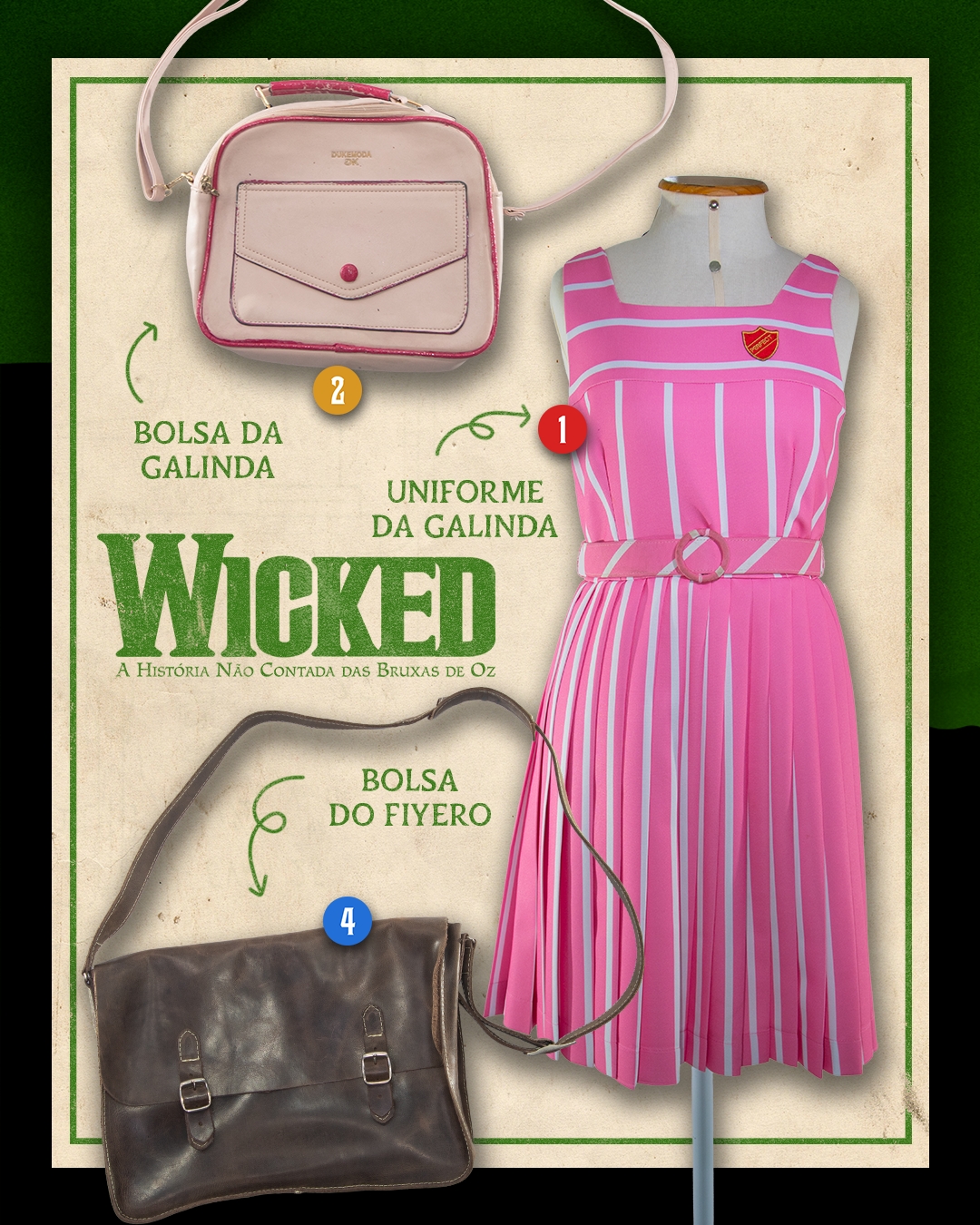 Reprodução Vestido de Galinda é destaque do primeiro dia de leilão solidário