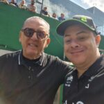 Galvão Bueno - Narrador que transmitiu a vitória de Barrichello Foto Acervo Próprio