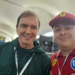 Reginaldo Leme - Comentarista de F1 naquela etapa. Foto Acervo Pessoal