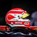 Capacete de Nelson Piquet Jr inspirado no do pai | Crédito Rafa Catelan