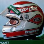 Nelson Piquet com capacete By Sid Special Paint | Divulgação